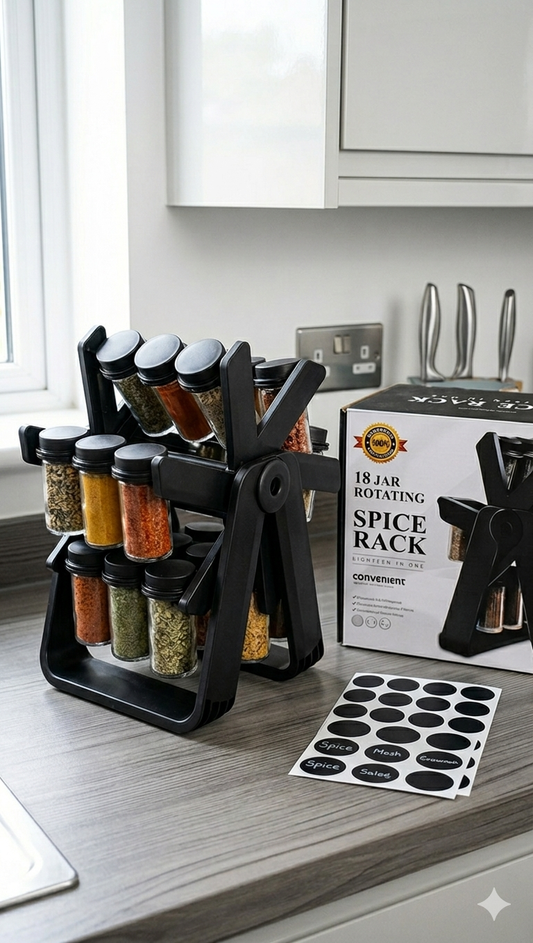 Organizador de condimentos de 18 piezas